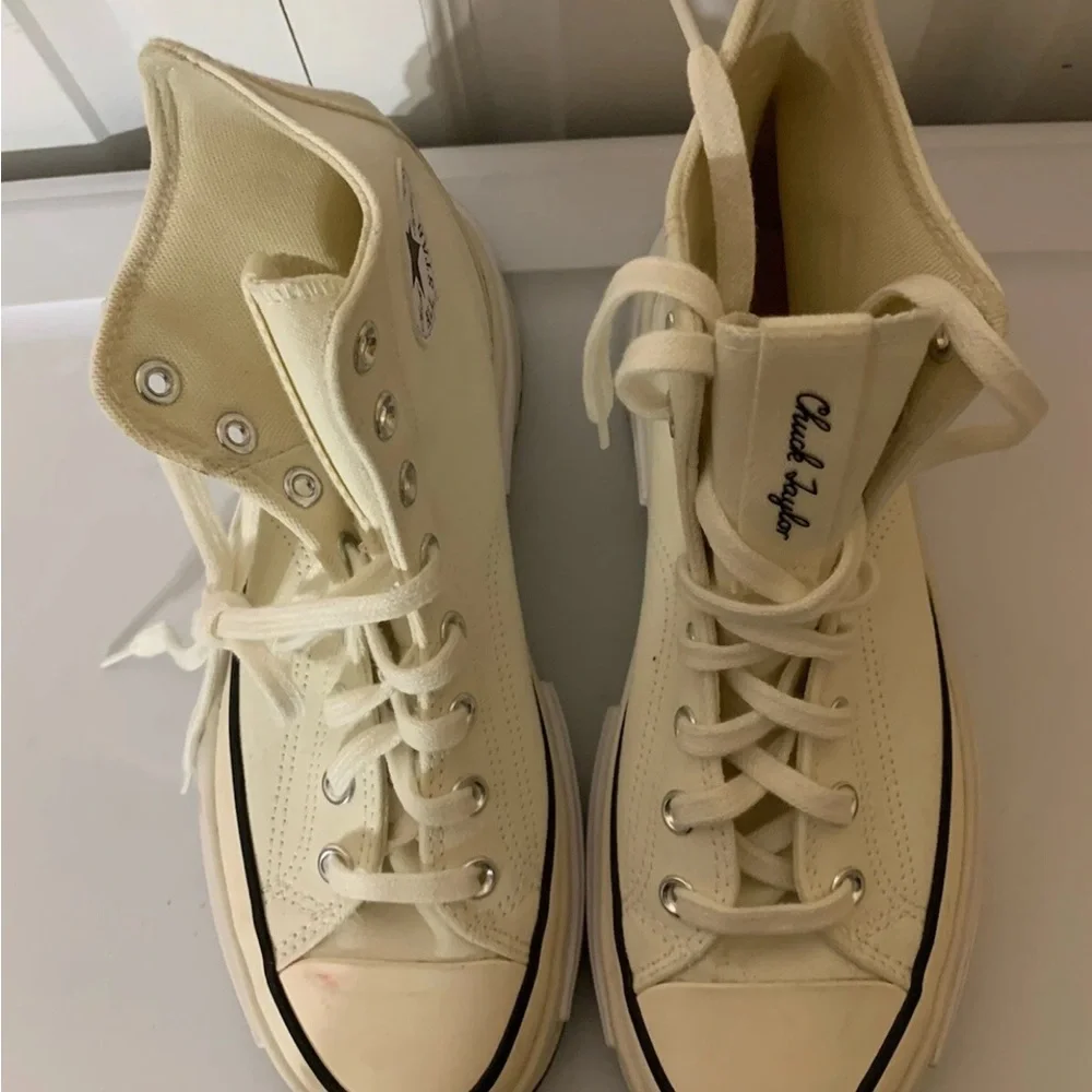 Converse Mens Sz 8 A00868C Run Star Legacy CX Unisex Sneaker In White - Picture 3 of 12